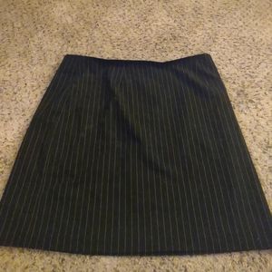 Pin stripe mini skirt